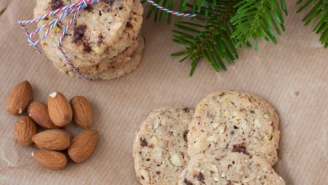 småkager chokolade nødder