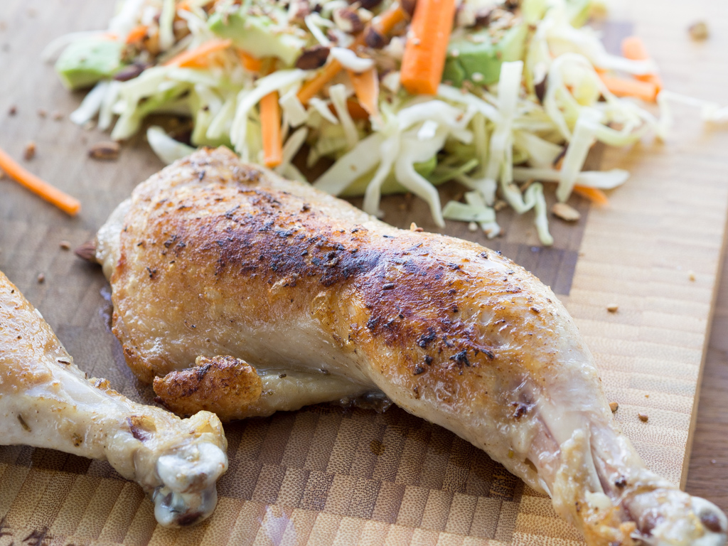 Opskrift Kyllingelår i Sous - Fantastisk saftigt og mørt kylling!